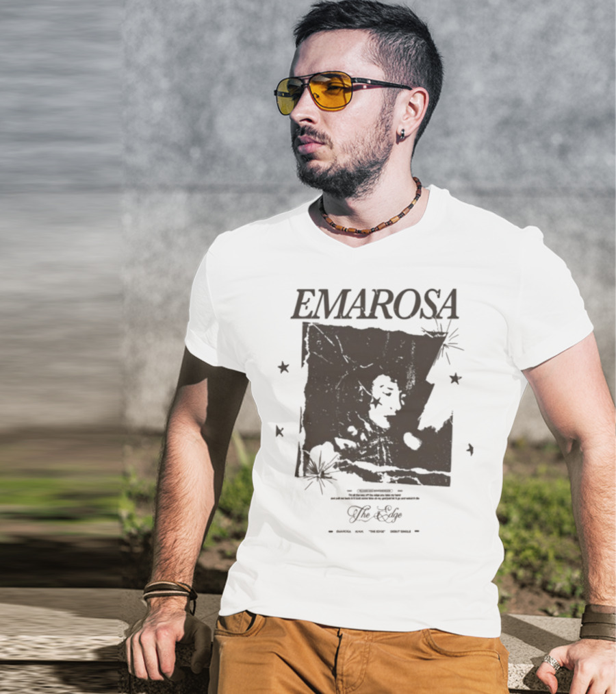 Emarosa The Edge Stars And Map Vintage Style T-Shirt