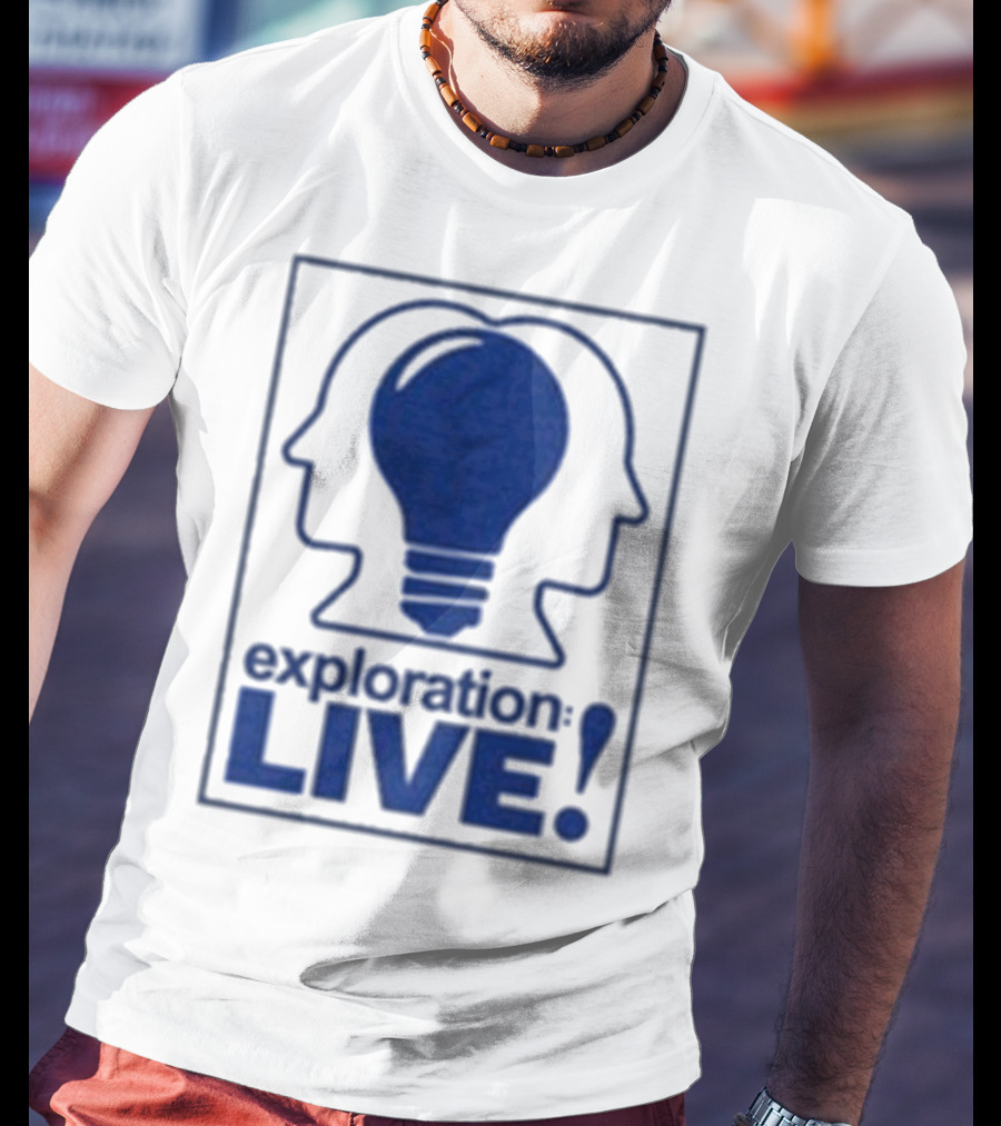 Exploration Live Heads With Lightbulb Icon T-Shirt