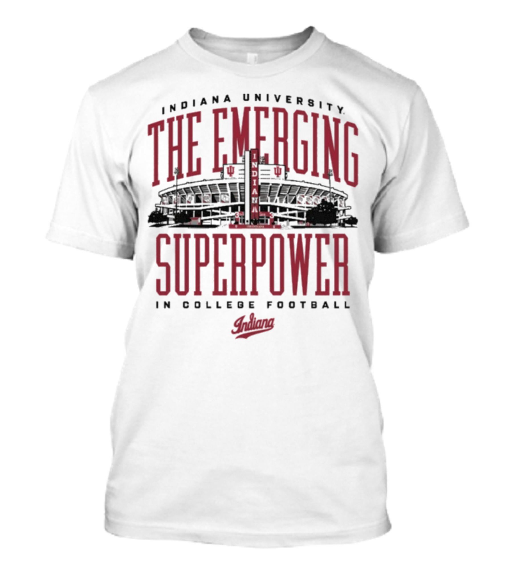 Indiana University The Emerging Superpower In College Football Hoosiers T-Shirt