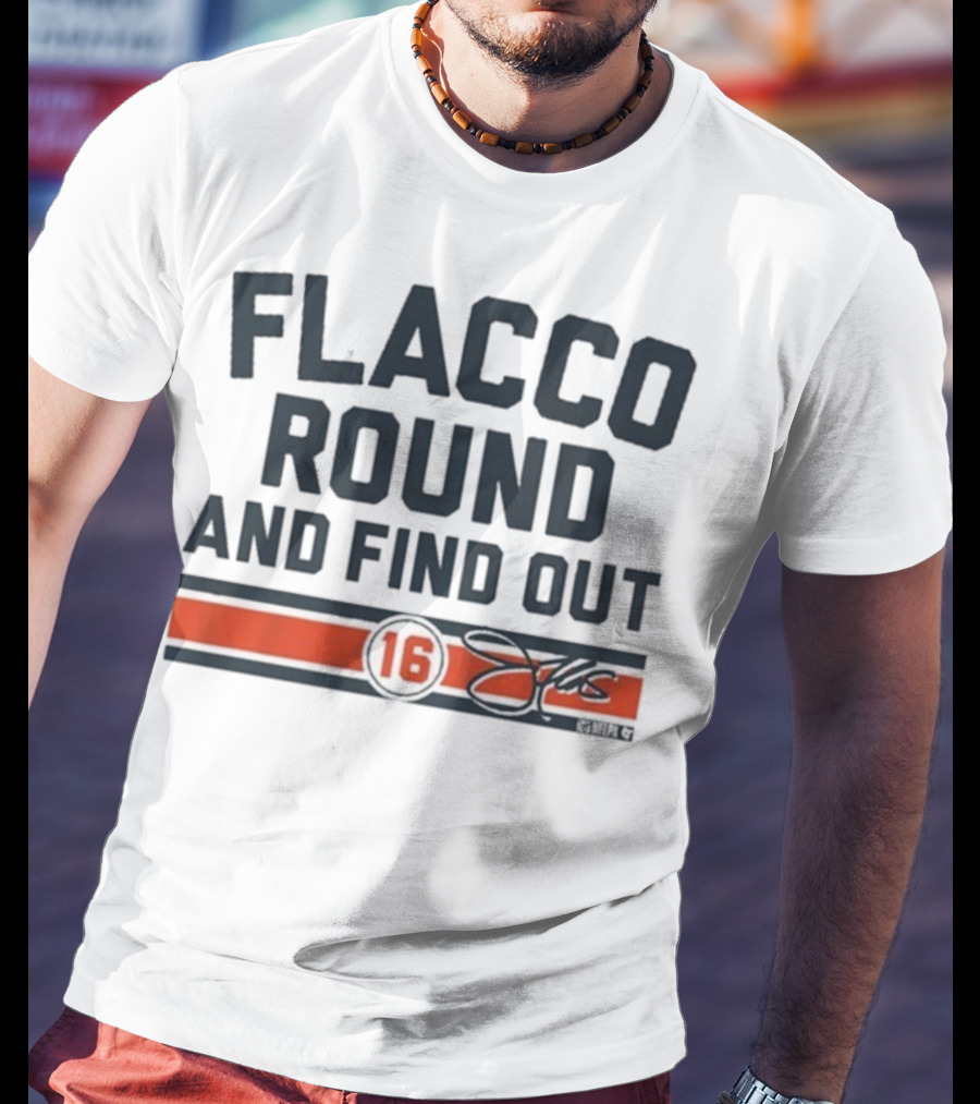 Flacco Round And Find Out 16 NFLPA Cincinnati Bengals T-Shirt