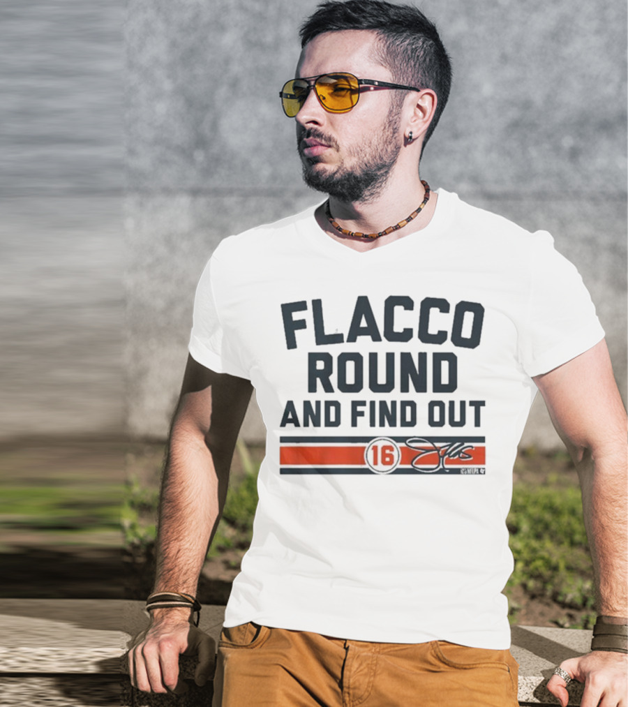 Flacco Round And Find Out 16 NFLPA Cincinnati Bengals T-Shirt