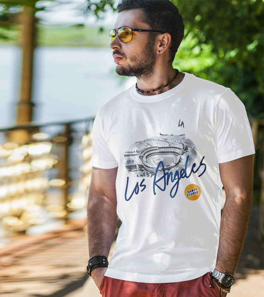 Los Angeles Dodger Stadium Vintage Jarto Studio 1883 Heritage T-Shirt