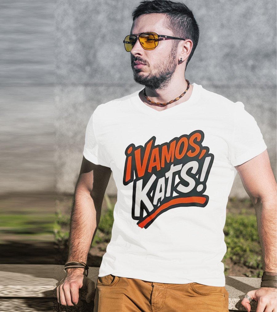 Sam Houston Bearkats Vamos Kats Football Enthusiasts Gear T-Shirt