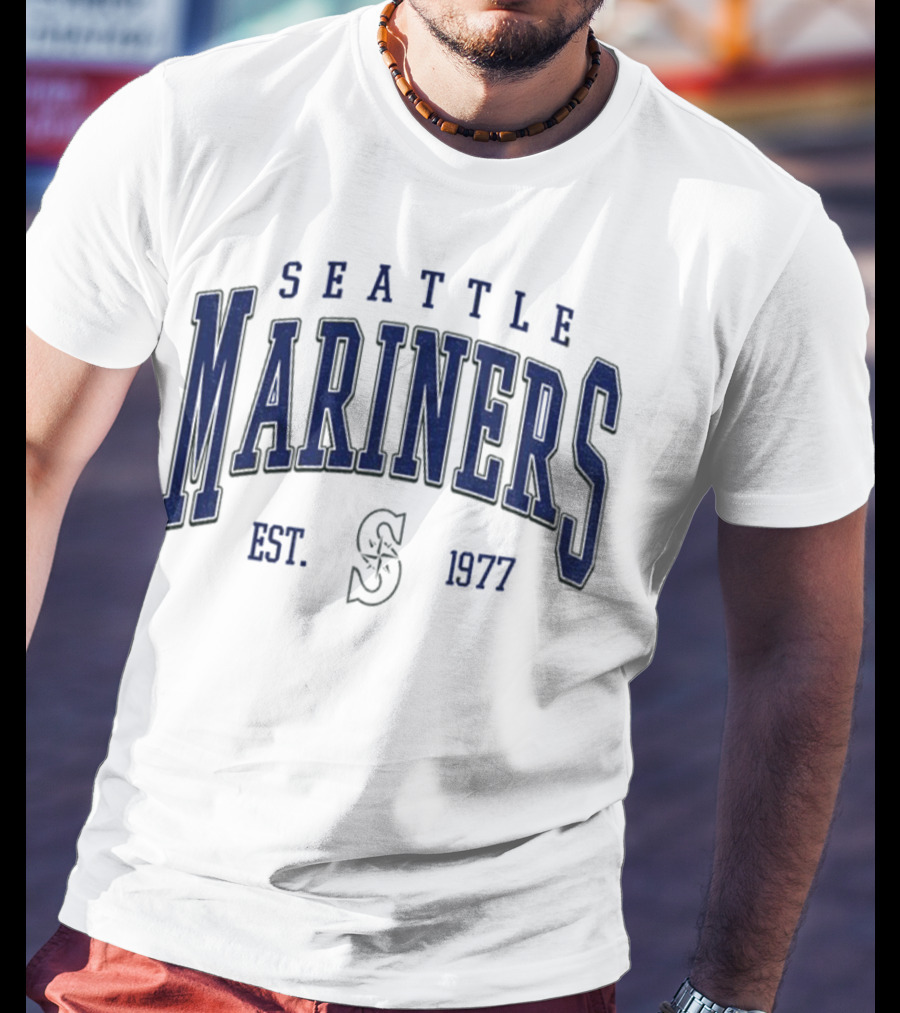 Seattle Mariners Est 1977 Vintage MLB Baseball T-Shirt