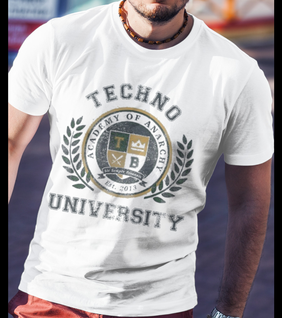 Technoblade Academy Of Anarchy University Vintage Crest Est. 2013 T-Shirt