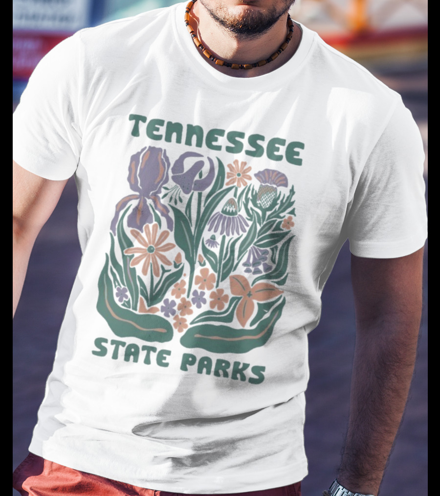 Tennessee State Parks Flowers Wildflower Collection T-Shirt