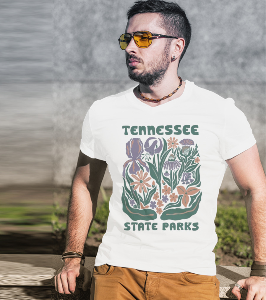 Tennessee State Parks Flowers Wildflower Collection T-Shirt