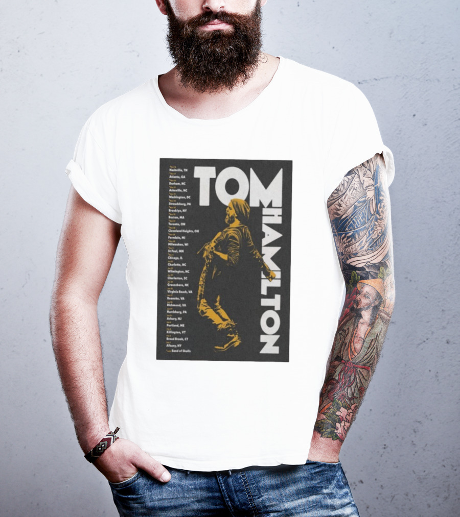 Tom Hamilton Jr Tour 2025 Nashville Atlanta Chicago Brooklyn Dates T-Shirt