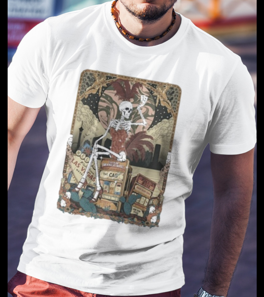 The Cab Welcome To Las Vegas Brooklyn Bowl NY 2025 Skeleton T-Shirt