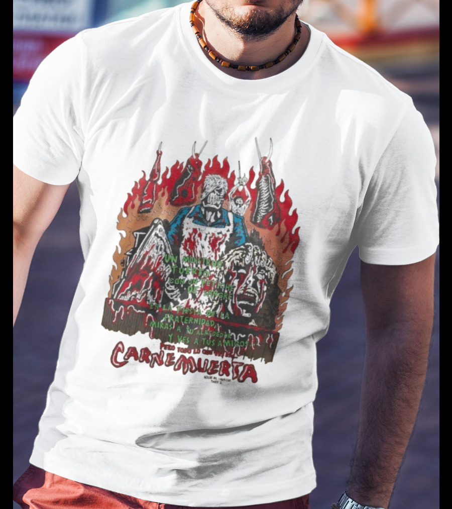 Carne Muerta Halloween Sangre Fraternidad Monstruo T-Shirt