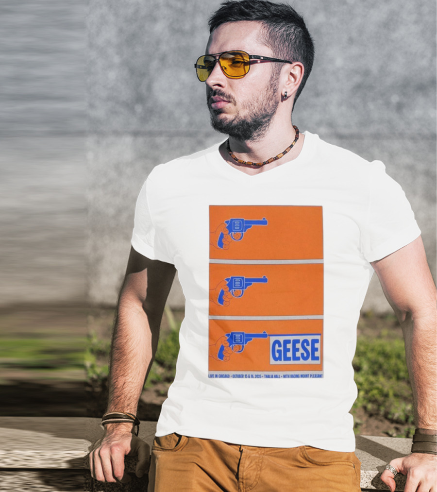 GEESE Live In Chicago Thalia Hall October 15 16 2025 Racing Mount Pleasant T-Shirt