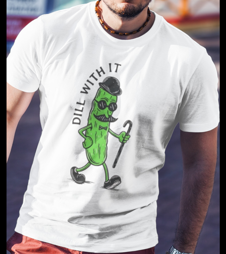 Dill With It Pickle Gentleman's Swagger T-Shirt
