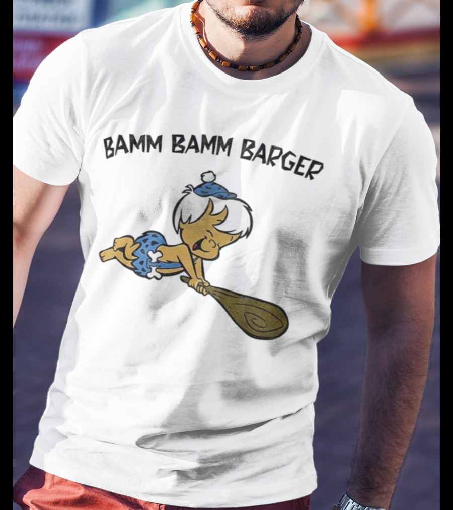 Bamm Bamm Barger The Flintstones Vintage Movie Icon T-Shirt
