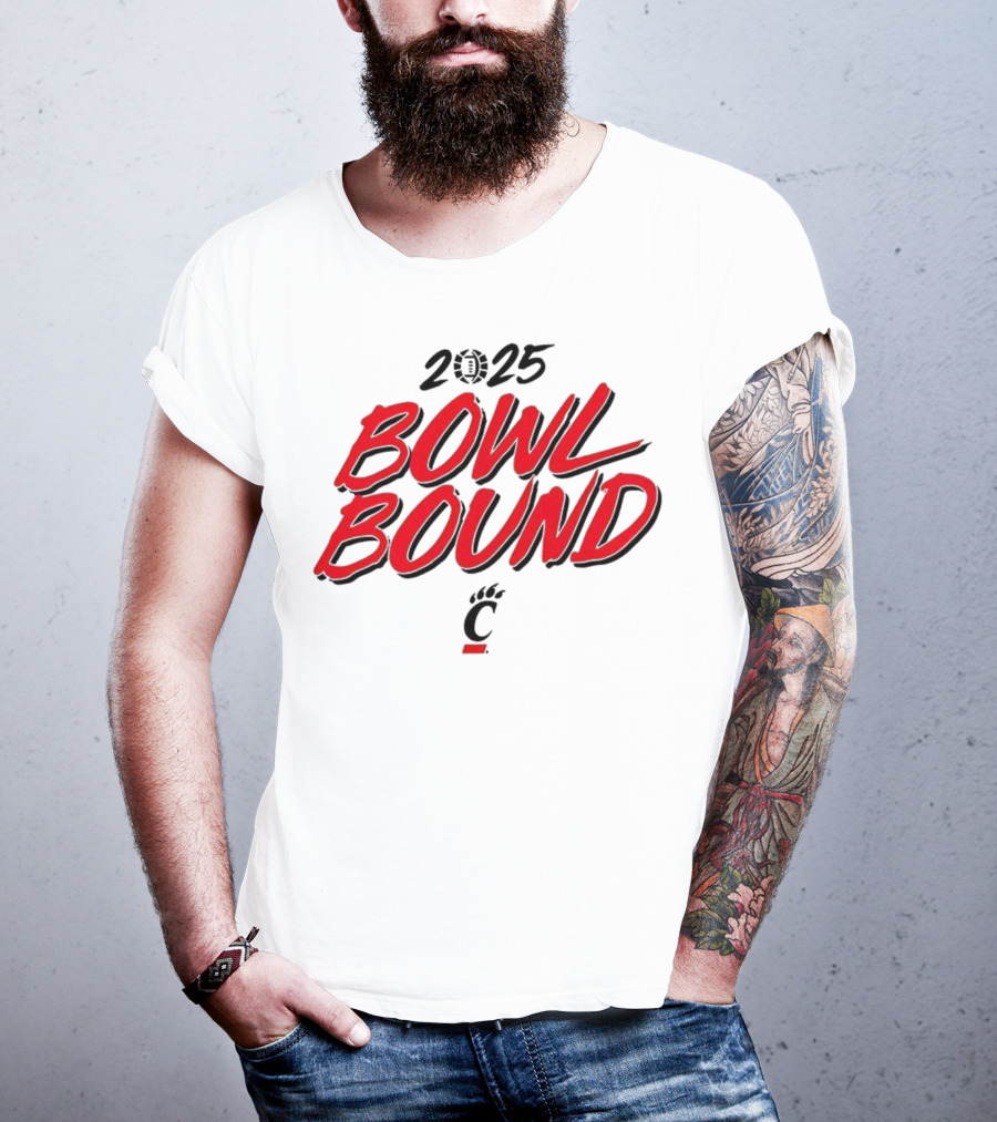 Cincinnati Bearcats 2025 Bowl Bound T-Shirt