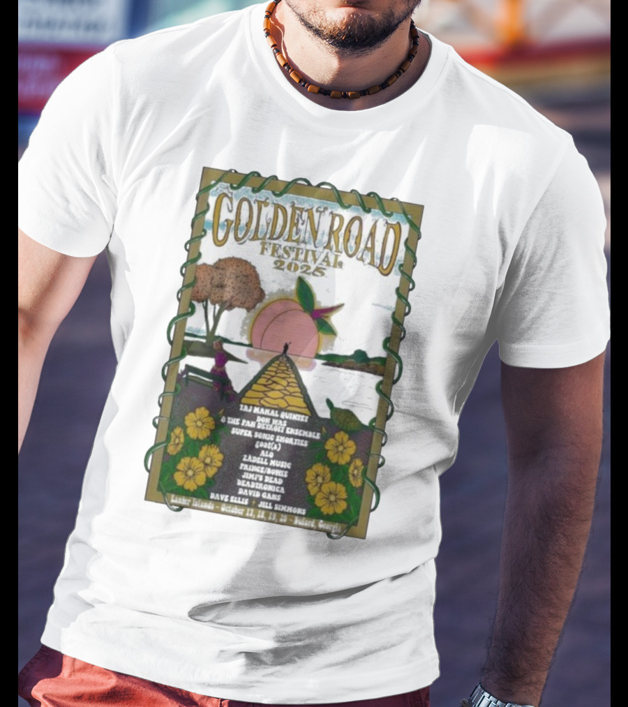 Golden Road Festival Buford Georgia October 17-20 2025 Taj Mahal Quintet Concert Event T-Shirt