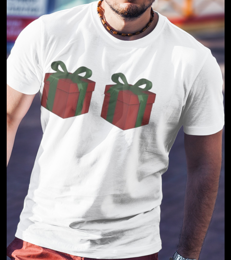 Just Here For The Presents Gifts Holiday Humor T-Shirt