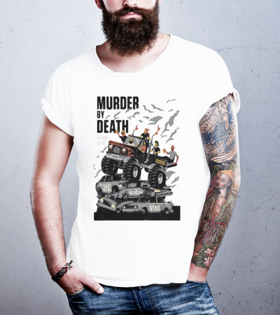 Murder By Death October 19 2025 Salt Lake City Tour Utah Depot Event Monster Truck Illustration T-Shirt