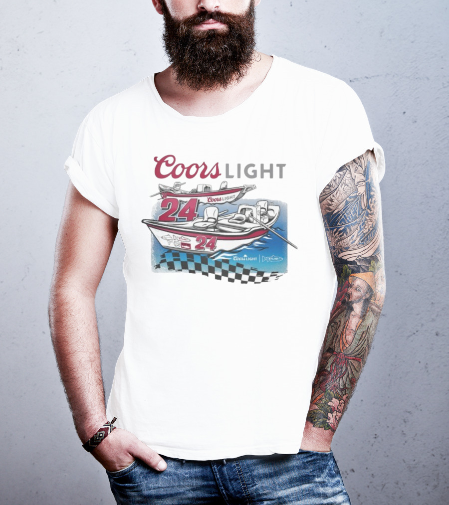 Coors Light STLHD 24 Racing Boat Collaboration T-Shirt