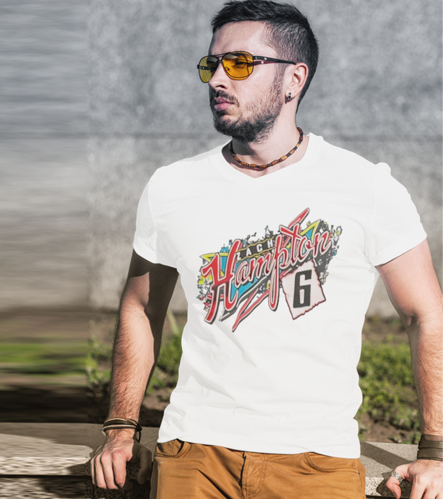 Zach Hampton 6 Vibrant Indiana Style Retro Graffiti T-Shirt