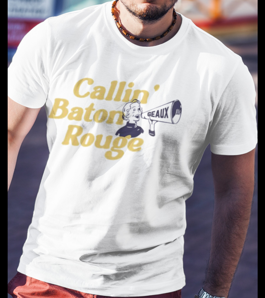 Callin’ Baton Rouge Geaux Megaphone Icon T-Shirt