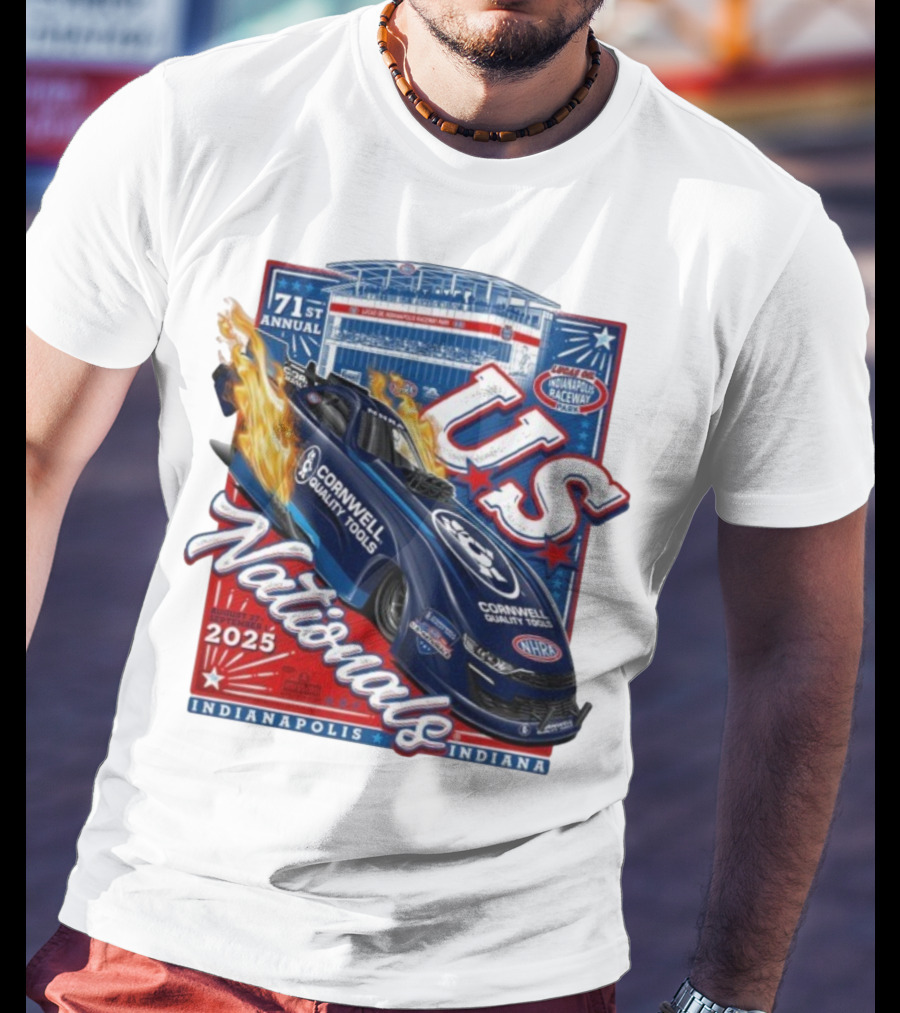 71st Annual Cornwell Quality Tools U.S. Nationals 2025 Indianapolis Raceway Park Indiana Event T-Shirt