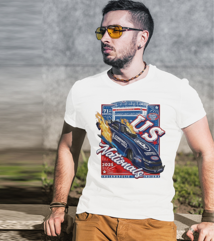71st Annual Cornwell Quality Tools U.S. Nationals 2025 Indianapolis Raceway Park Indiana Event T-Shirt