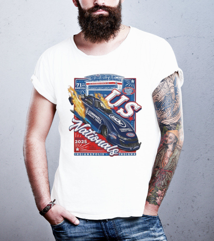 71st Annual Cornwell Quality Tools U.S. Nationals 2025 Indianapolis Raceway Park Indiana Event T-Shirt