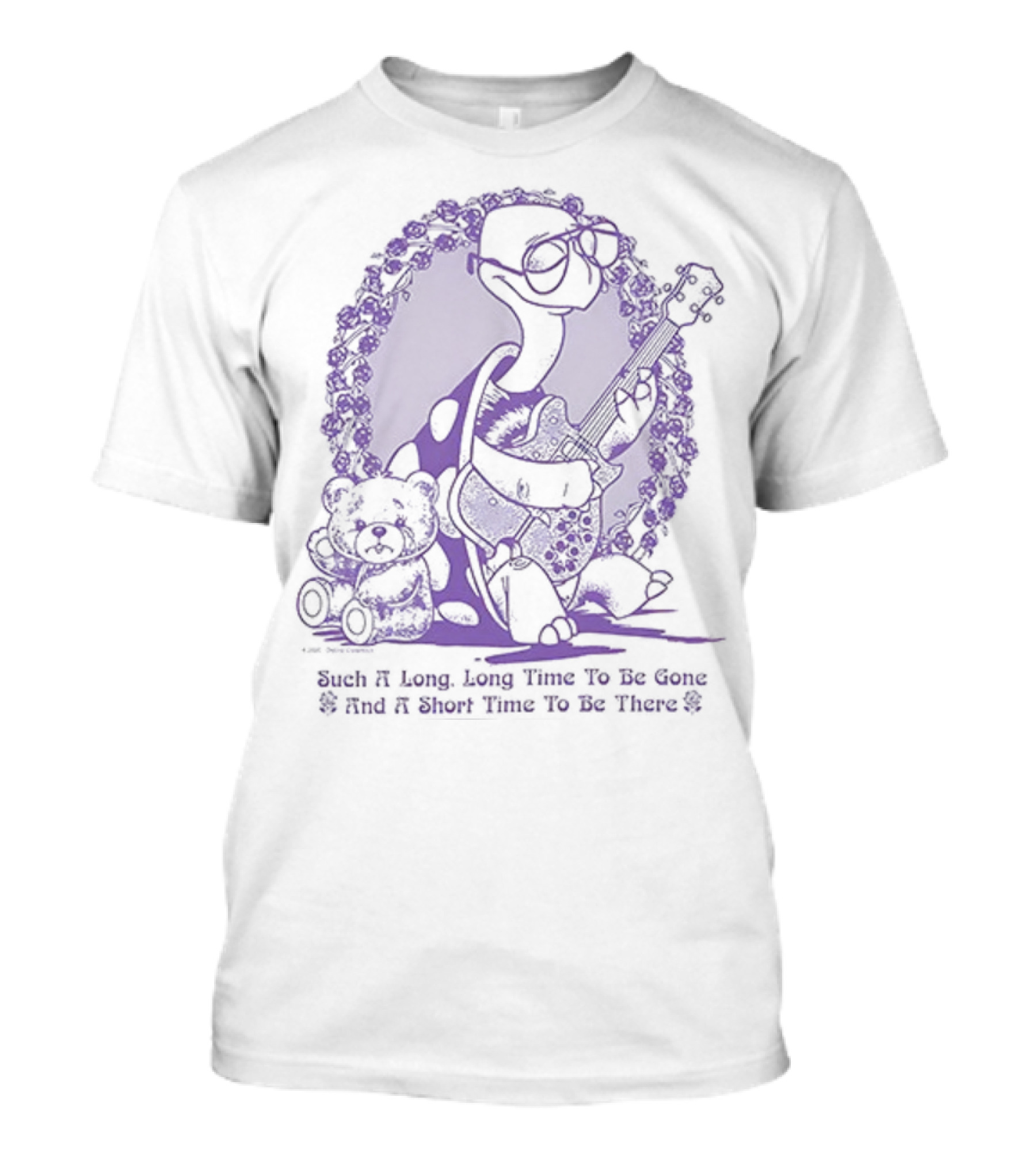 Grateful Dead Bear And Turtle Such A Long Long Time To Be Gone To Get Back Home T-Shirt
