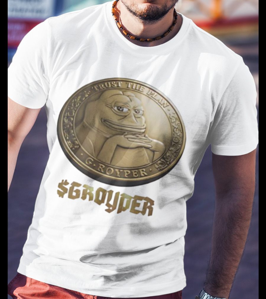 Pepe Frog Trust The Plan Groyper Coin T-Shirt