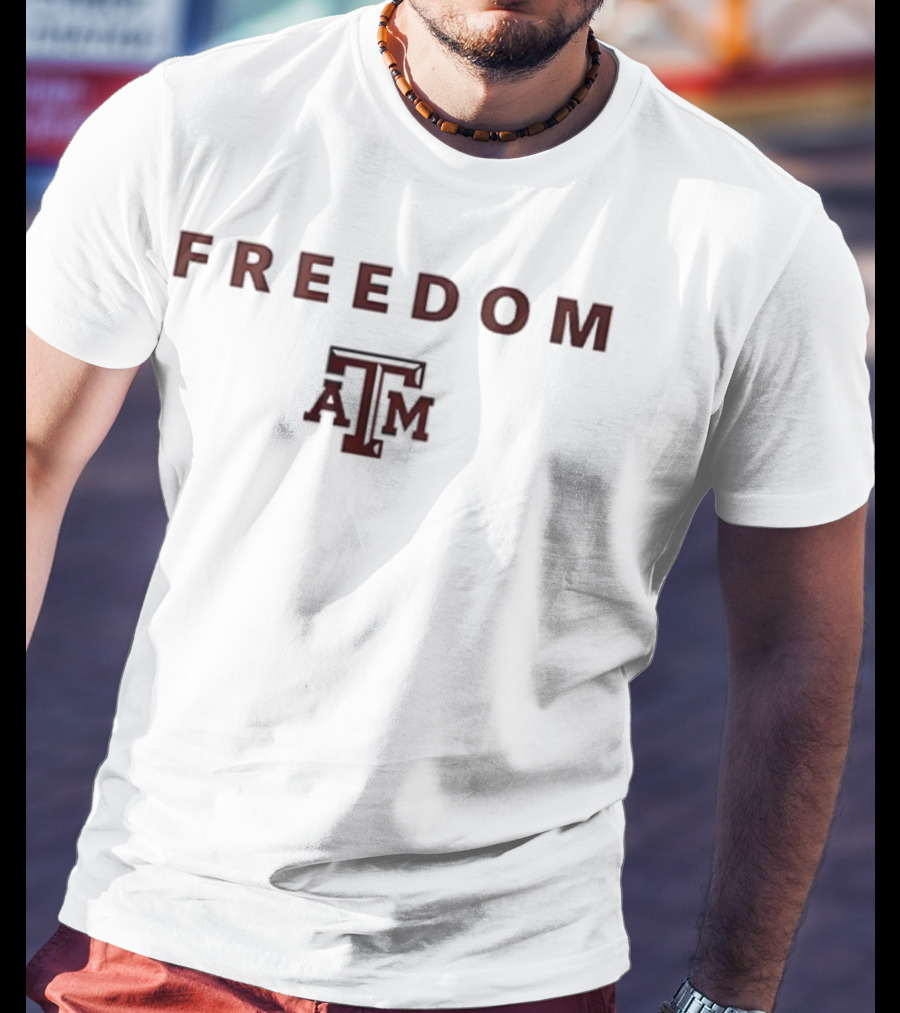 Texas A&M University Charlie Kirk Freedom Collaboration T-Shirt