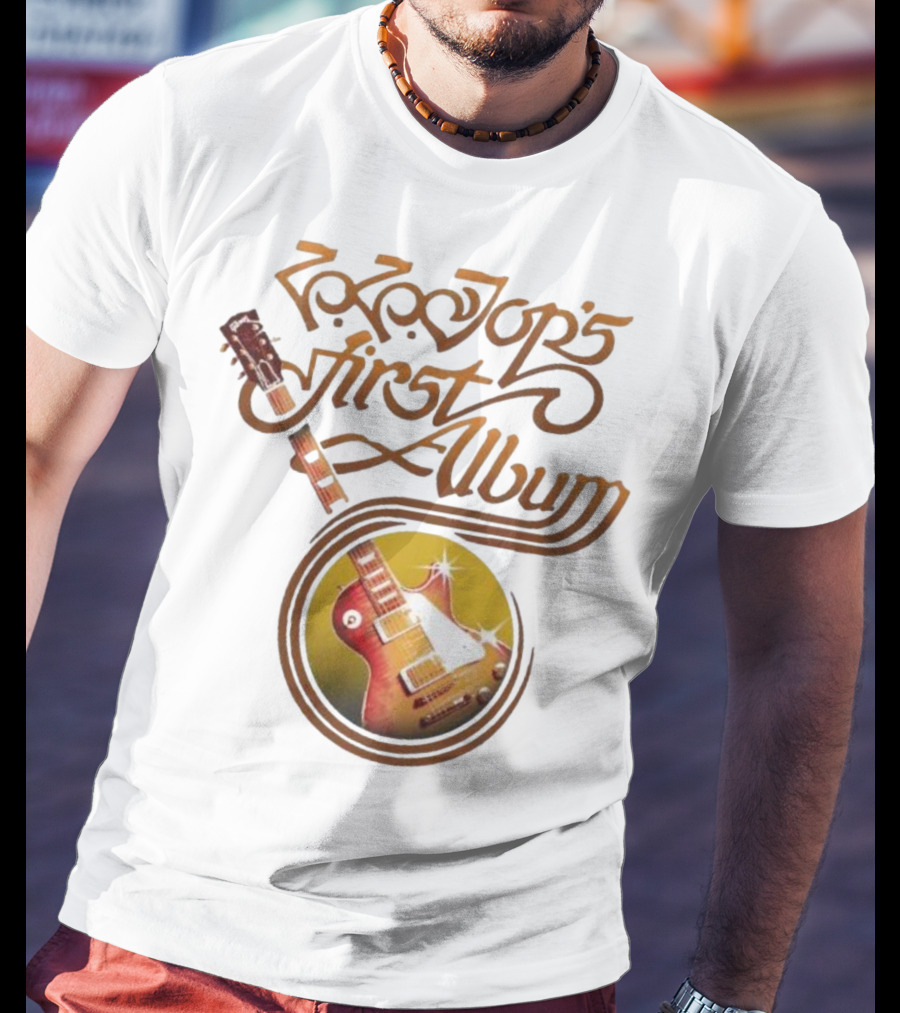 ZZ Top's First Album Guitar Art Retro Style T-Shirt