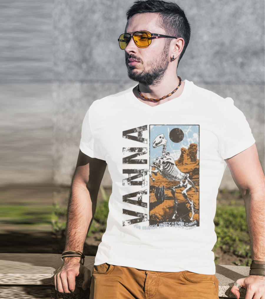 Vanna The Search Party Never Came Skeleton Desert Landscape T-Shirt