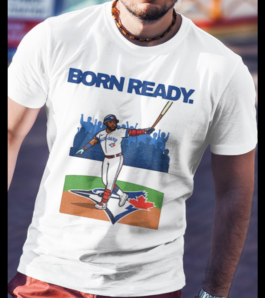 Vladimir Guerrero Jr. Born Ready Toronto Blue Jays MLB Baseball Player T-Shirt