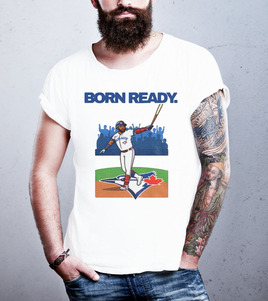 Vladimir Guerrero Jr. Born Ready Toronto Blue Jays MLB Baseball Player T-Shirt
