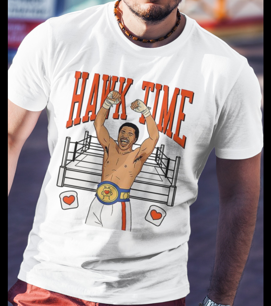 Hawk Time Aaron Pryor Champion Boxer Ring Victory T-Shirt