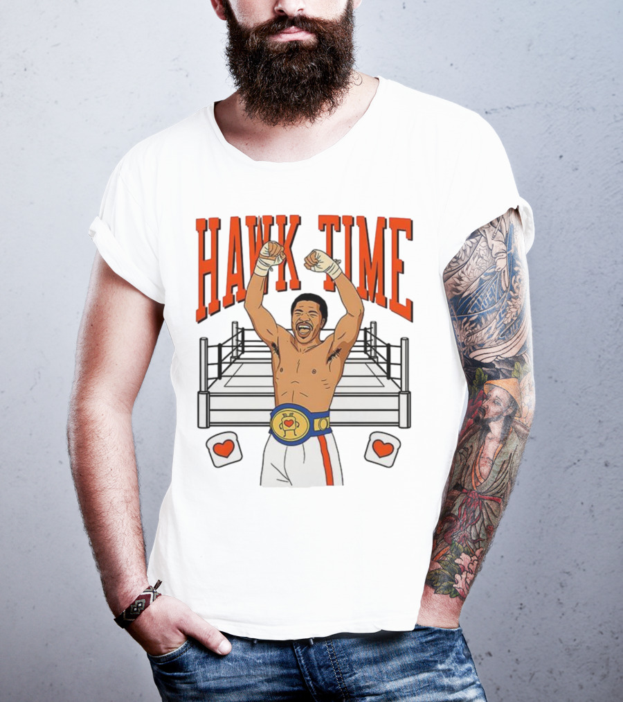 Hawk Time Aaron Pryor Champion Boxer Ring Victory T-Shirt