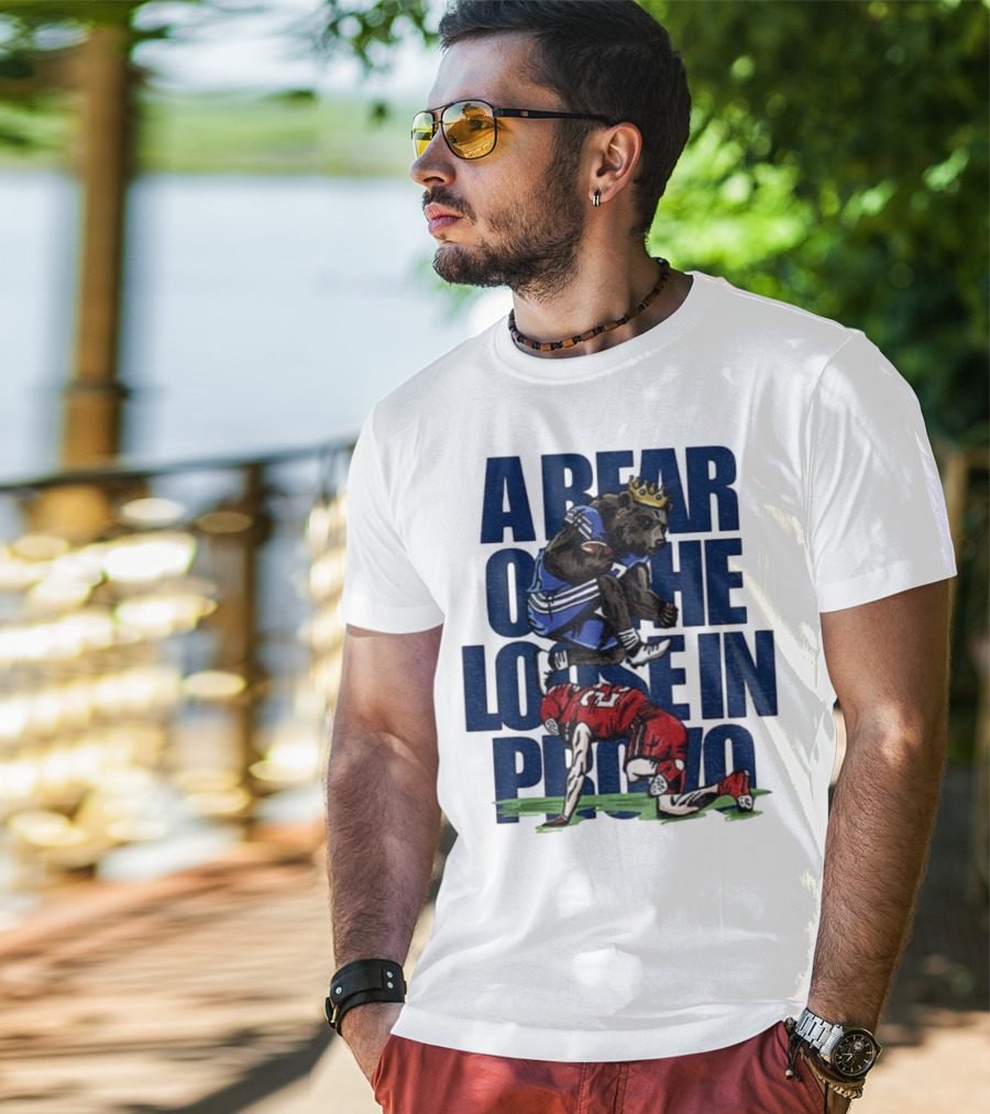 A Bear On The Loose In Provo Jump Over Kansas City Chief T-Shirt