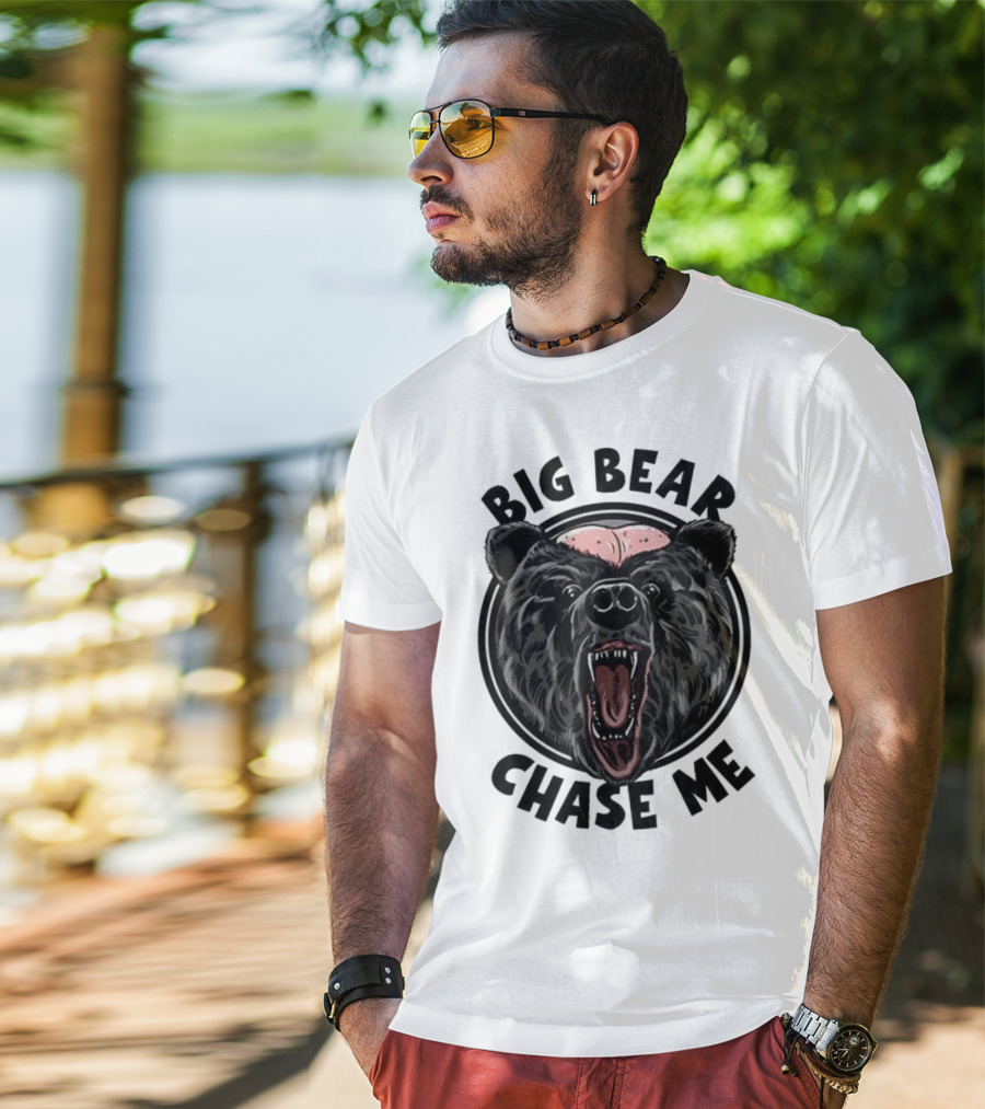 Big Bear Chase Me Bald-Headed Bear Of Claire County T-Shirt