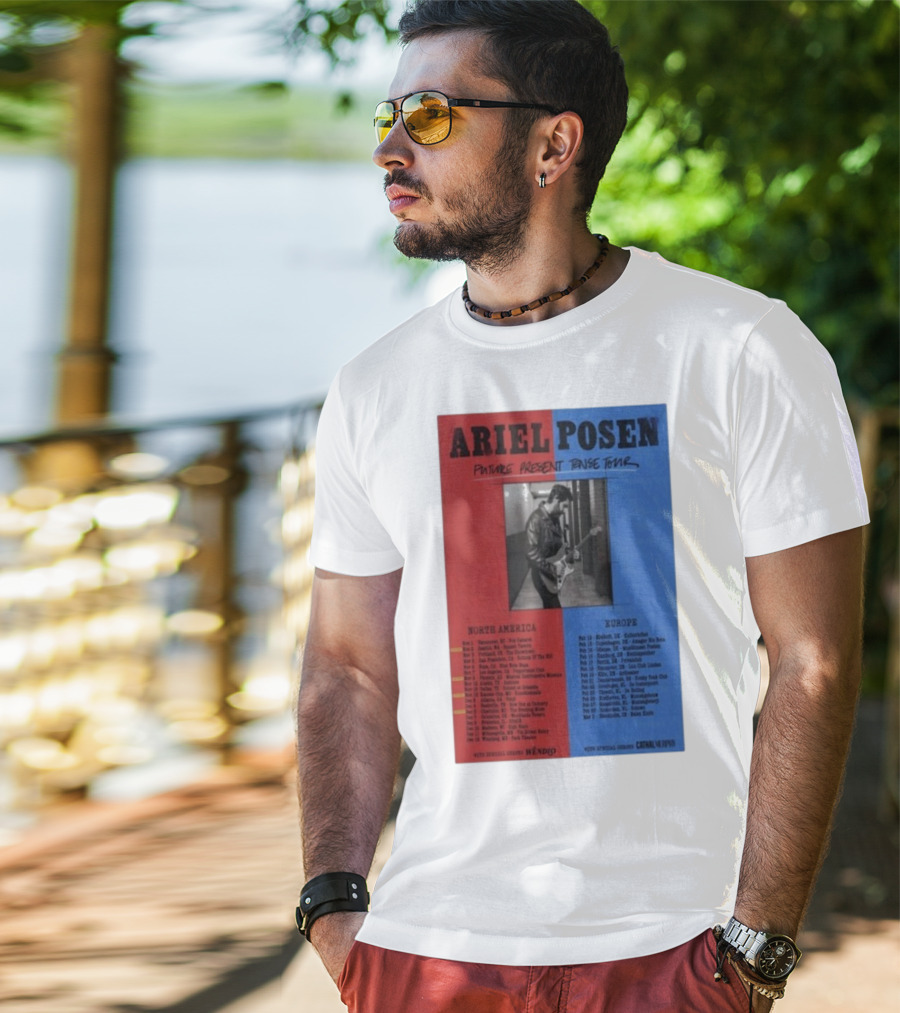 Ariel Posen Future Present Tense Tour North America Europe 2025 2026 Special Guests Wendigo Cathal Murphy T-Shirt