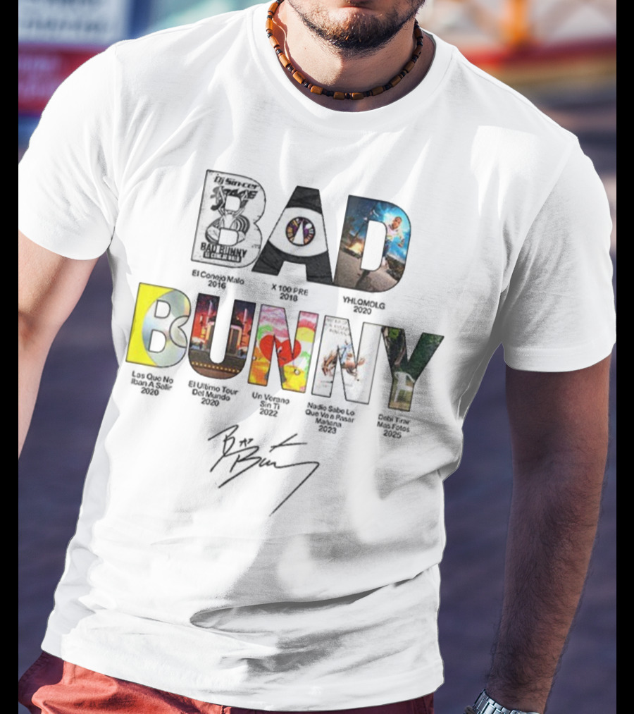 Benito Bowl Bad Bunny Iconic Signature DJ Sinoc Lyrics Event 2023 T-Shirt