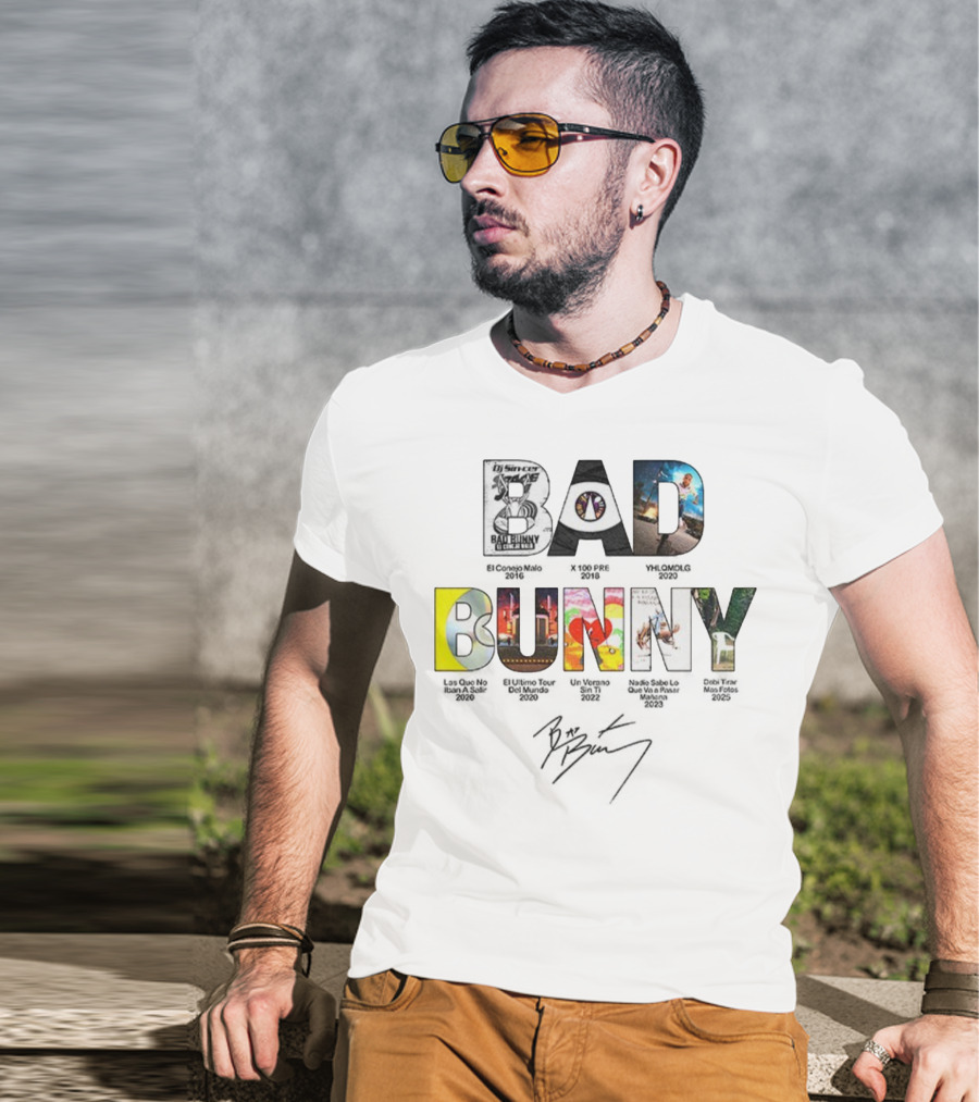 Benito Bowl Bad Bunny Iconic Signature DJ Sinoc Lyrics Event 2023 T-Shirt
