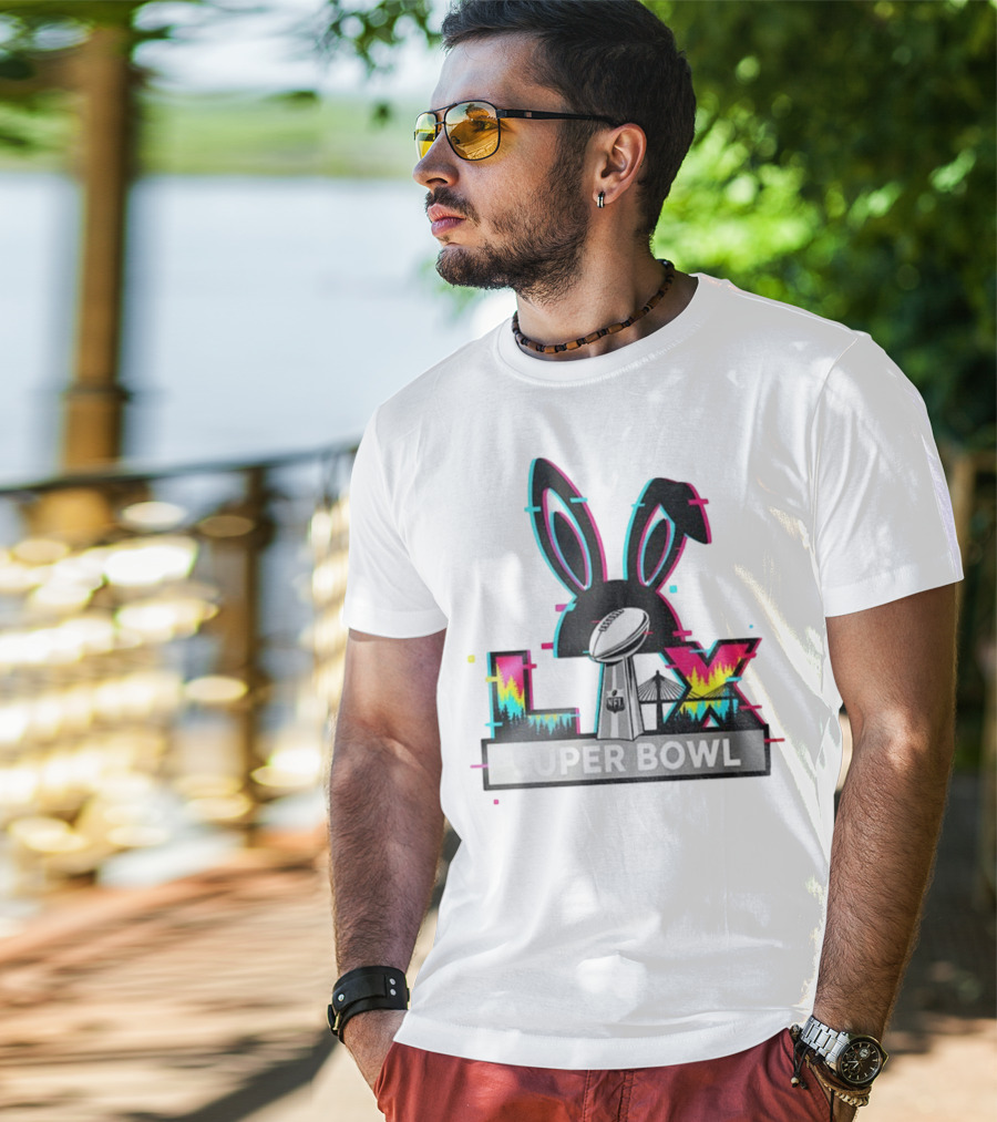 Bad Bunny LVI Super Bowl NFL Halftime Show LAX Stadium T-Shirt