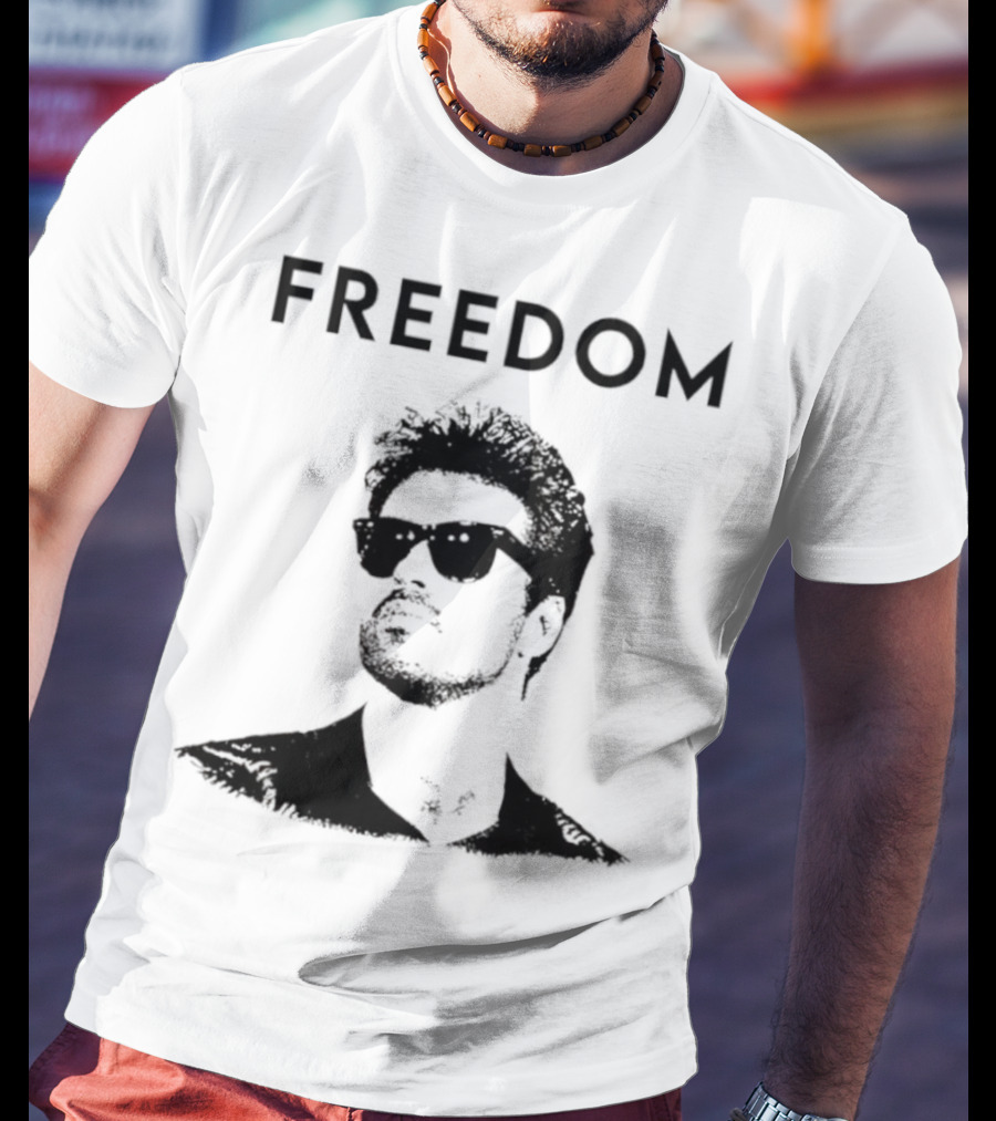George Michael Freedom Retro Tribute T-Shirt