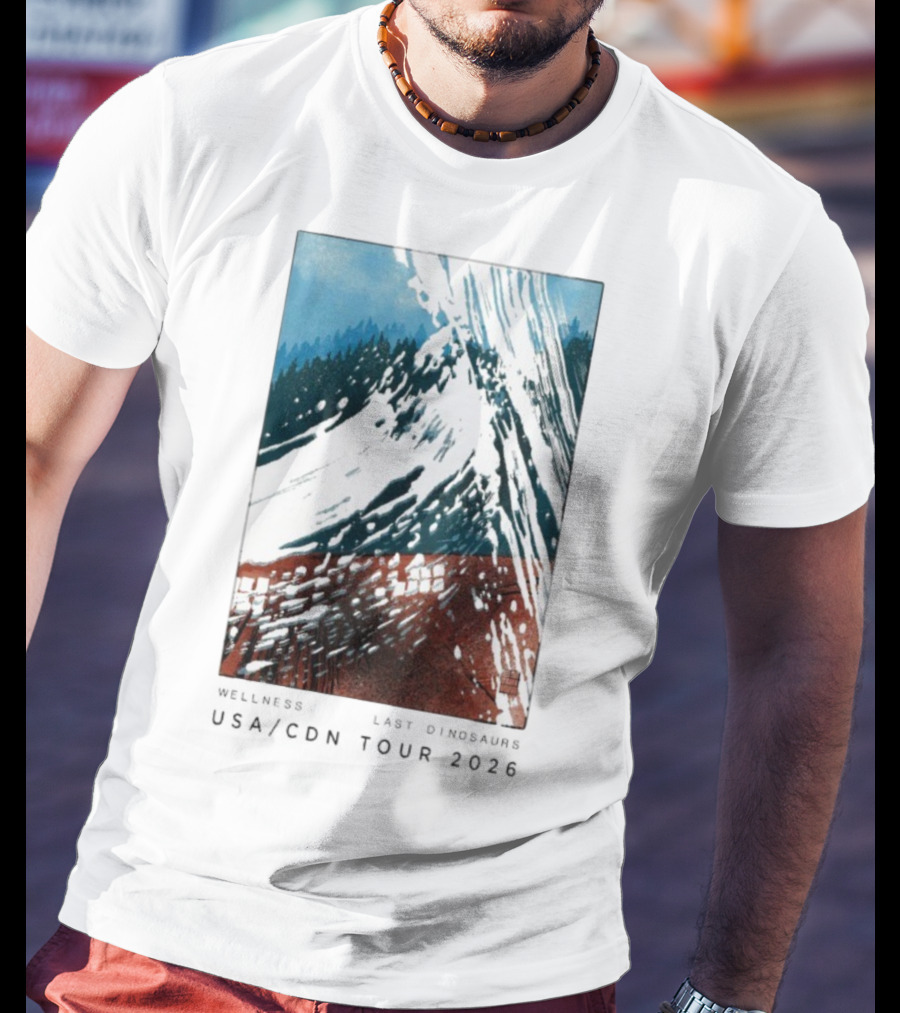 Wellness Last Dinosaurs USA CDN Tour 2026 T-Shirt