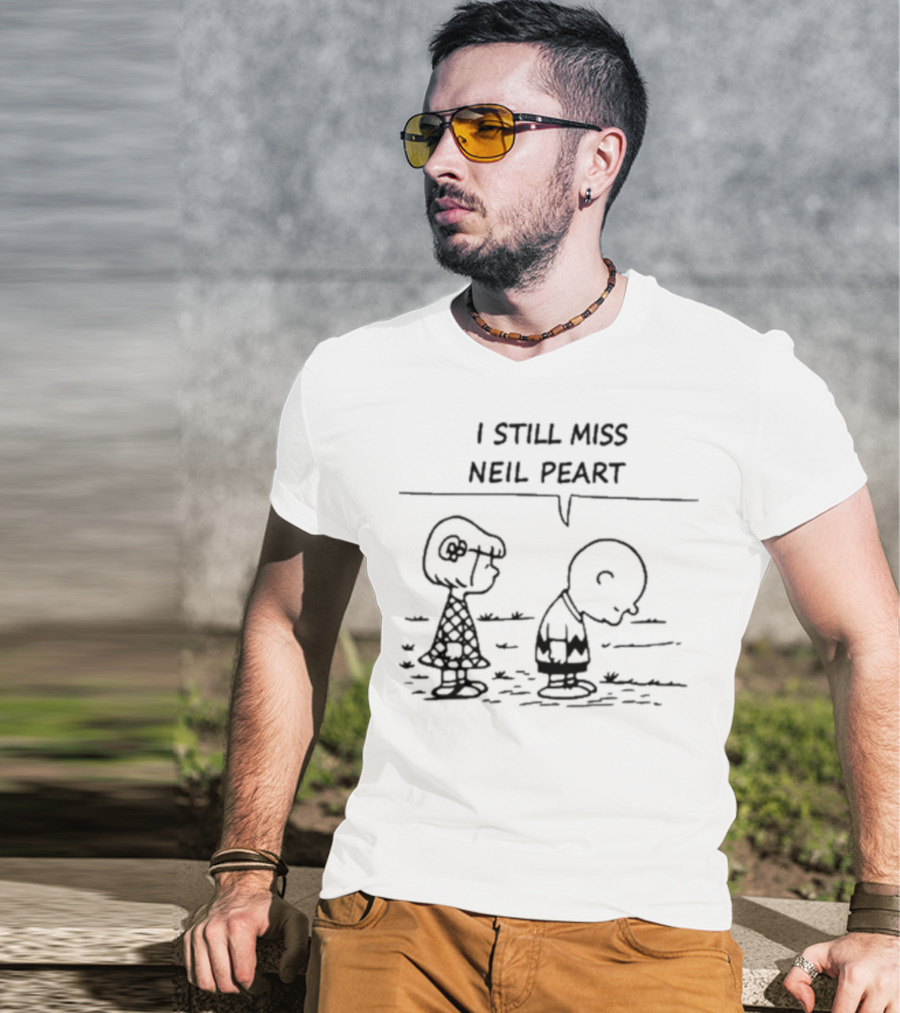 Charlie Brown Lucy Peanuts I Still Miss Neil Peart T-Shirt