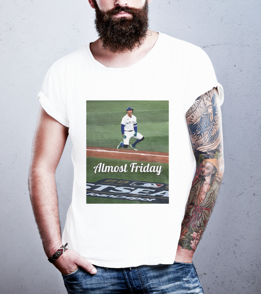 Almost Friday George Springer Jump Toronto Blue Jays Baseball Playoffs T-Shirt