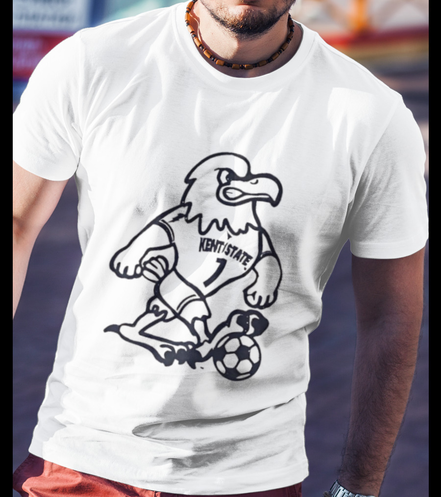 Kent State Eagle Soccer Mascot T-Shirt