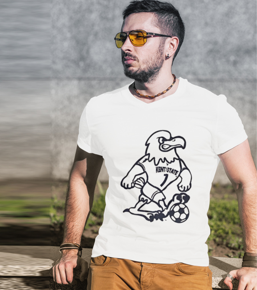 Kent State Eagle Soccer Mascot T-Shirt