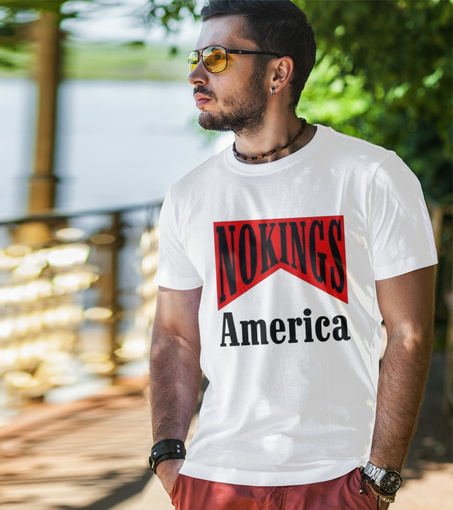 NOKINGS America Medicine Packaging Sarcastic Fashion T-Shirt