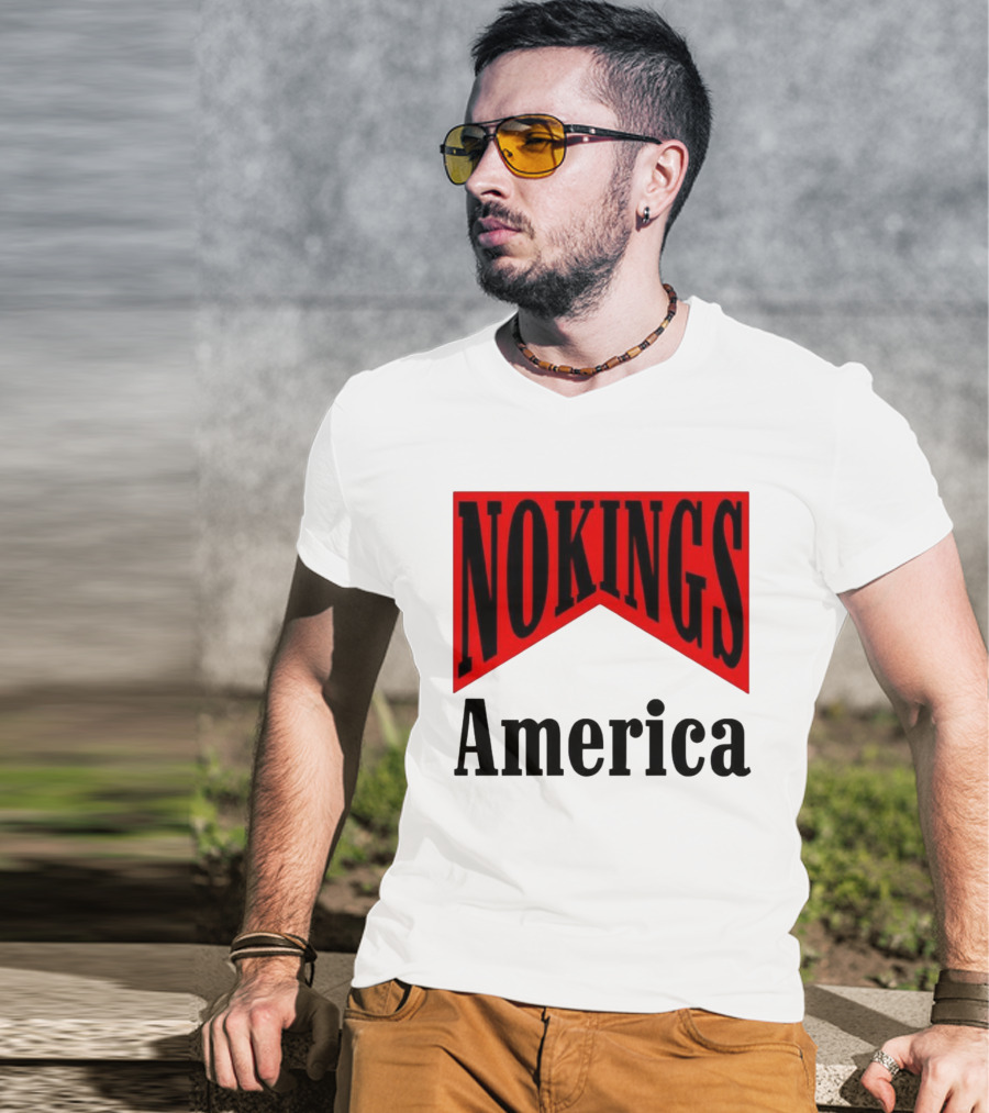 NOKINGS America Medicine Packaging Sarcastic Fashion T-Shirt